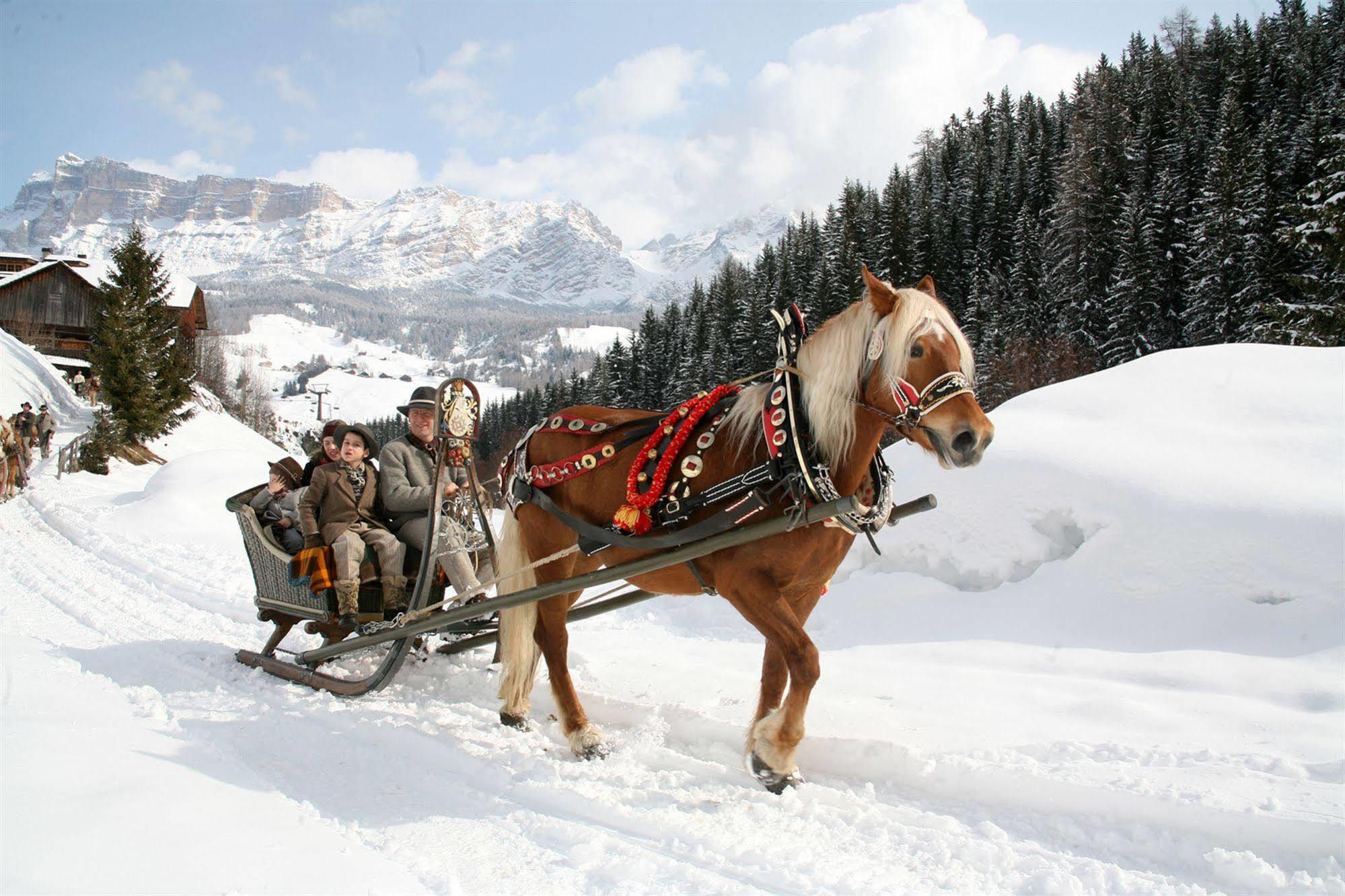 Hotel Ciasa Ai Pini San Cassiano  Exteriör bild